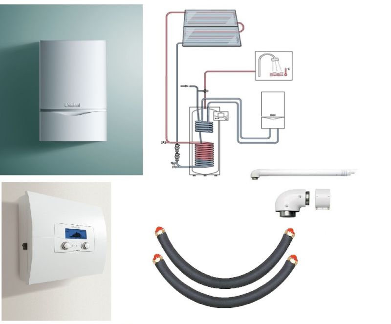 Пакет Vaillant ecoTEC plus VU INT 346/5+auroSTEP plus 2.250 HT+VRS620 (0020201563)